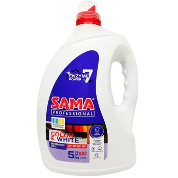 Гель для прання Sama Professional Color & White 5кг