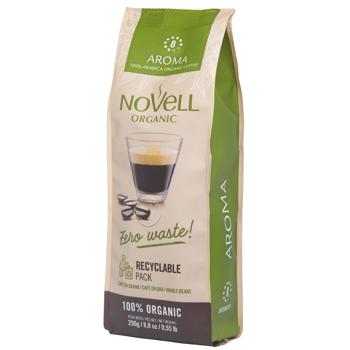 Novell Aroma Organic Coffee Beans 250g - buy, prices for COSMOS - photo 1