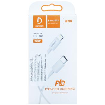 Denmen Type-C to Lightning Cable D10L 1m - buy, prices for Auchan - photo 2