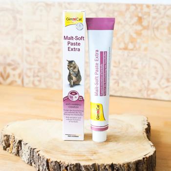 Ласощі для котів GimCat Malt-Soft Extra паста для виведення шерсті 100г - купити, ціни на MasterZoo - фото 3