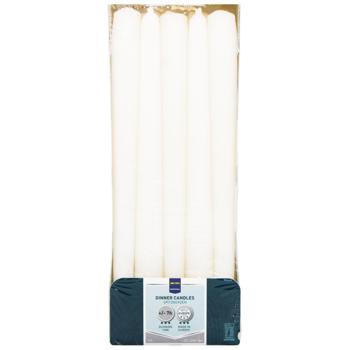 Metro Professional Beige Dinner Candles 22x240mm 10pcs - buy, prices for - photo 3