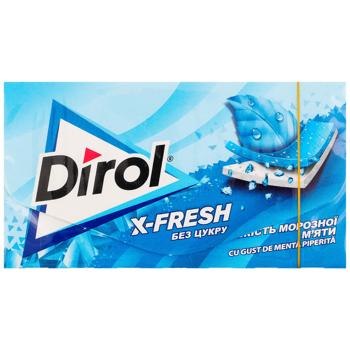 Dirol X-fresh Frosting Mint Chewing Gum 13.5g - buy, prices for COSMOS - photo 1