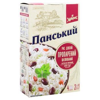 Khutorok Panskyi Steamed Milled Rice 4*100g - buy, prices for Auchan - photo 5