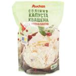 Капуста Auchan квашеная с клюквой 400г