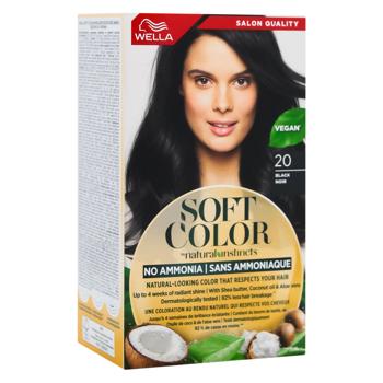 Краска для волос Wella Soft Color Черный 20 - купить, цены на МегаМаркет - фото 3