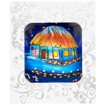 Шар ёлочный Різдвяні Історії Зимний дом 10см - купить, цены на WINETIME - фото 2