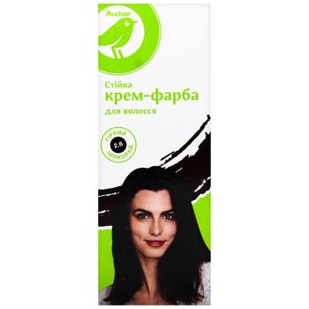 Auchan 2.6 Dark Chocolate Hair Color Dye - buy, prices for COSMOS - photo 3