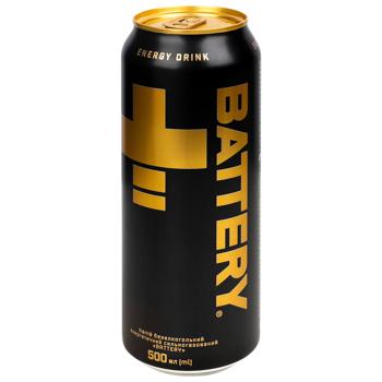 Напій енергетичний Battery безалкогольний сильногазований 0,5л - купити, ціни на КОСМОС - фото 3