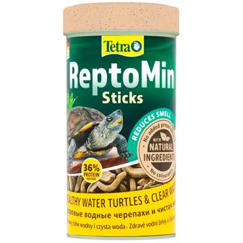 Tetra ReptoMin сухий корм для водоплаваючих черепах 60 г - купить, цены на MasterZoo - фото 1
