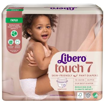 Libero Touch Pants 16-26kg size 7 26pcs - buy, prices for MegaMarket - photo 1