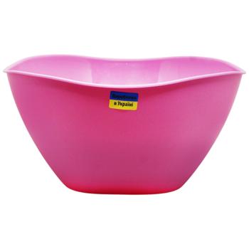Ekodeo Wave Pink Salad Bowl 5l - buy, prices for Auchan - photo 1