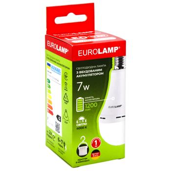 Eurolamp LED Lamp with Battery A60 7W E27 4000K - buy, prices for COSMOS - photo 3