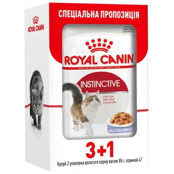 Royal Canin Instinctive Wet Food with Poultry for Adult Cats 3+1pcs x 85g - buy, prices for MasterZoo - photo 1