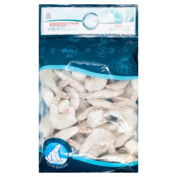 Polar Seafood Headless Raw Frozen Shrimps in Shell 16/20 800g - buy, prices for Auchan - photo 1