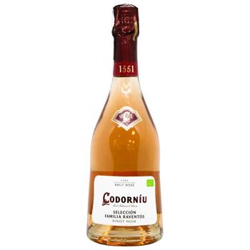 Вино игристое Codorniu Raventos Seleccion розовое брют 12% 0,75л