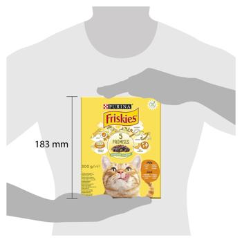 Friskies Dry Feed with Chicken and Vegetables for Adult Cats 300g - buy, prices for Ideal - photo 3