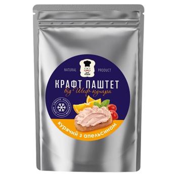 Shef Kuhar Chicken Pate with Orange 100g - buy, prices for NOVUS - photo 1
