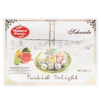 Malatya Pazari Fruit Flavor Shehzade Rakhat-Lukum 200g - buy, prices for Auchan - photo 2