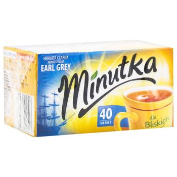 Minutka Earl Grey Black Tea 1.4g*40pcs - buy, prices for - photo 4