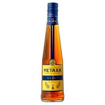 Metaxa 5 Years Brandy 38% 0.5l - buy, prices for COSMOS - photo 1