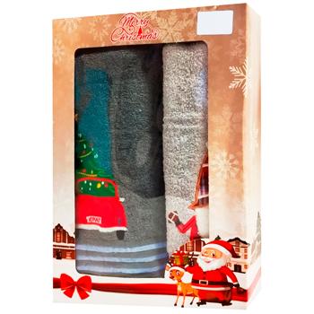 Набір рушників Каламбур 50х90/70х140 - купить, цены на Cупермаркет "Харьков" - фото 1