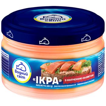 Vodnyi Svit Caviar with Smoked Salmon 160g - buy, prices for Epicentr FOOD - photo 1