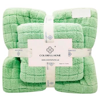 Полотенце Colorful Home полоска/узор 70*140см - купить, цены на Cупермаркет "Харьков" - фото 3