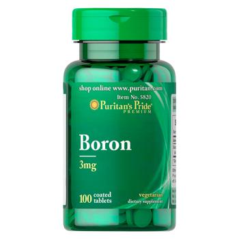 Puritan's Pride Boron 3mg 100 tablets - buy, prices for Biotus - photo 1