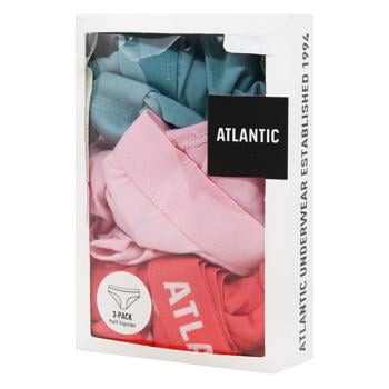 Трусы женские Atlantic 3LP-180 Хипстеры р.L 3шт - купить, цены на МегаМаркет - фото 1