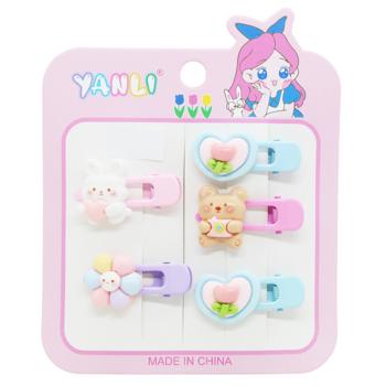 Заколки для волос 5шт 3727-31 - купить, цены на КОСМОС - фото 1