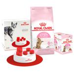 Royal Canin Food Set with Poultry for Sterilized Kittens Dry 2kg + Wet 12pcs x 85g + Interactive Feeder