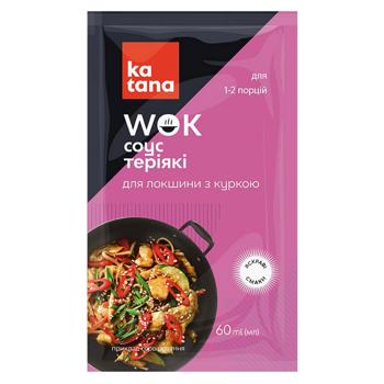 Соус Katana Wok Терияки для лапши с курицей 60мл
