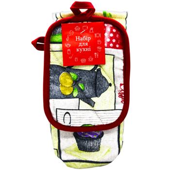 Набор Прованс Перчатка и прихватка в ассортименте - купить, цены на КОСМОС - фото 2