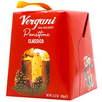 Панеттоне Vergani классическое 100г
