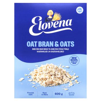 Elovena Oat Flakes with Oat Bran 600g - buy, prices for ULTRAMARKET - photo 3