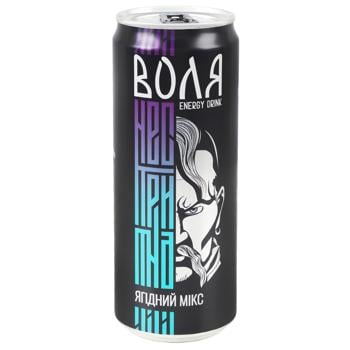 Morshynska Volia Berry Mix Medium Carbonated Energy Drink 0.33l - buy, prices for AlcoHub - photo 1