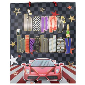 Пакет подарунковий паперовий 30*39*12см - купити, ціни на Таврія В - фото 4