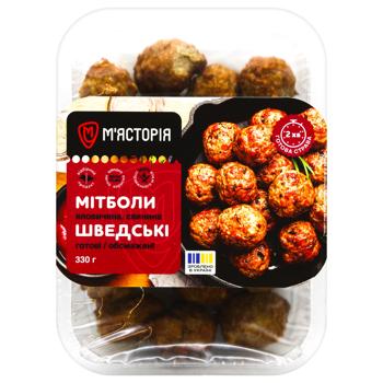 Myastoriya Swedish Ready Fried Meatballs 330g - buy, prices for COSMOS - photo 3