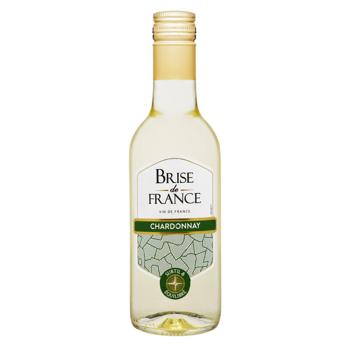 Вино Brise de France Chardonnay белое сухое 12,5% 250мл - купить, цены на NOVUS - фото 1