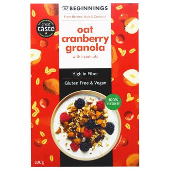 The Beginnings Oat Granola with Cranberries 200g - buy, prices for WINETIME - photo 2