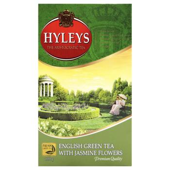 Чай зелений Hyleys Англійський з жасміном крупнолистовий 100г - купити, ціни на Cупермаркет "Харків" - фото 3