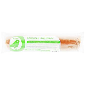 Ковбаска Auchan горіхова 100г - купити, ціни на Auchan - фото 1