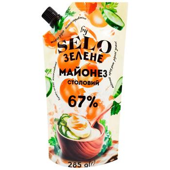 Майонез Selo Зелене Столовый 67% 285г