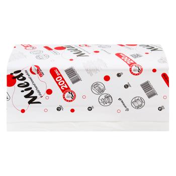 Mildi Pro Expert V-Type White 2-Ply Paper Towels 200 sheets - buy, prices for Ideal - photo 2