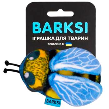 Игрушка для кошек Barksi Пчелка с колокольчиком и шуршащей пленкой 10x6см - купить, цены на MasterZoo - фото 1