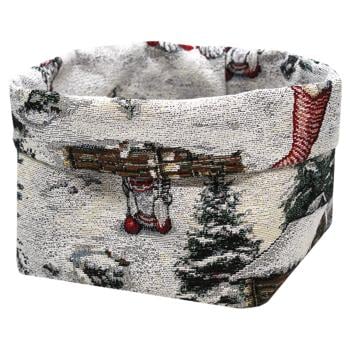 Provence Provence Snowfall Tapestry Basket