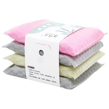 Скребок-губка деликат 4шт 12*8,5см - купить, цены на КОСМОС - фото 2