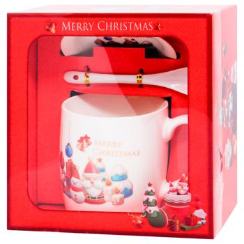 ZED Christmas Gift Set Cup with Spoon 350ml - buy, prices for EKO Market - photo 3