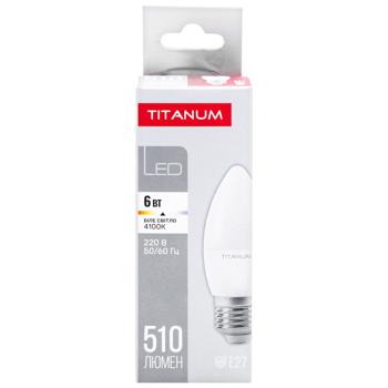 Titanium LED Lamp C37 6W E27 4100K - buy, prices for COSMOS - photo 3