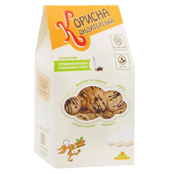 Korysna Kondyterska Baked Milk in Chocolate Glaze Cookies 90g - buy, prices for - photo 3
